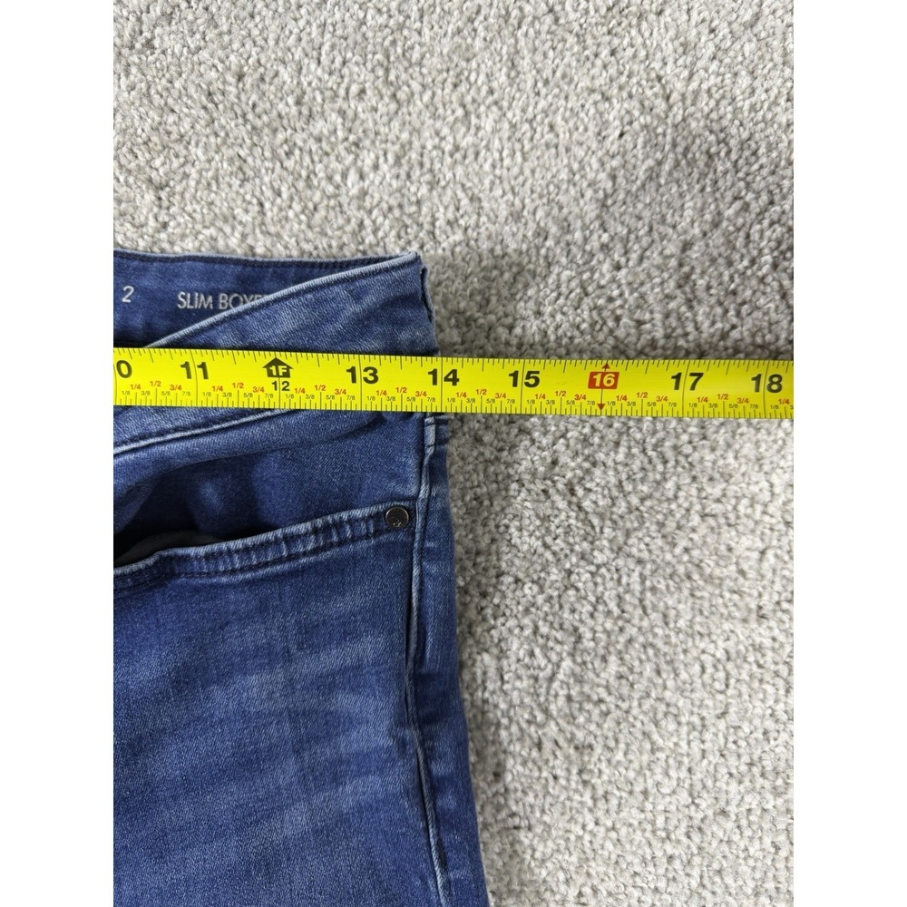 Calvin Klein Jeans Women's Slim Boyfriend Denim Blue Jeans Size 2 Stretch W14.5" - Picture 10 of 10